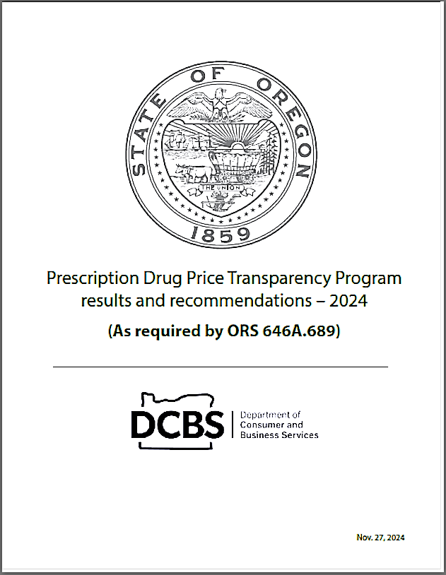 Drug Price Transparency 2023 annual report