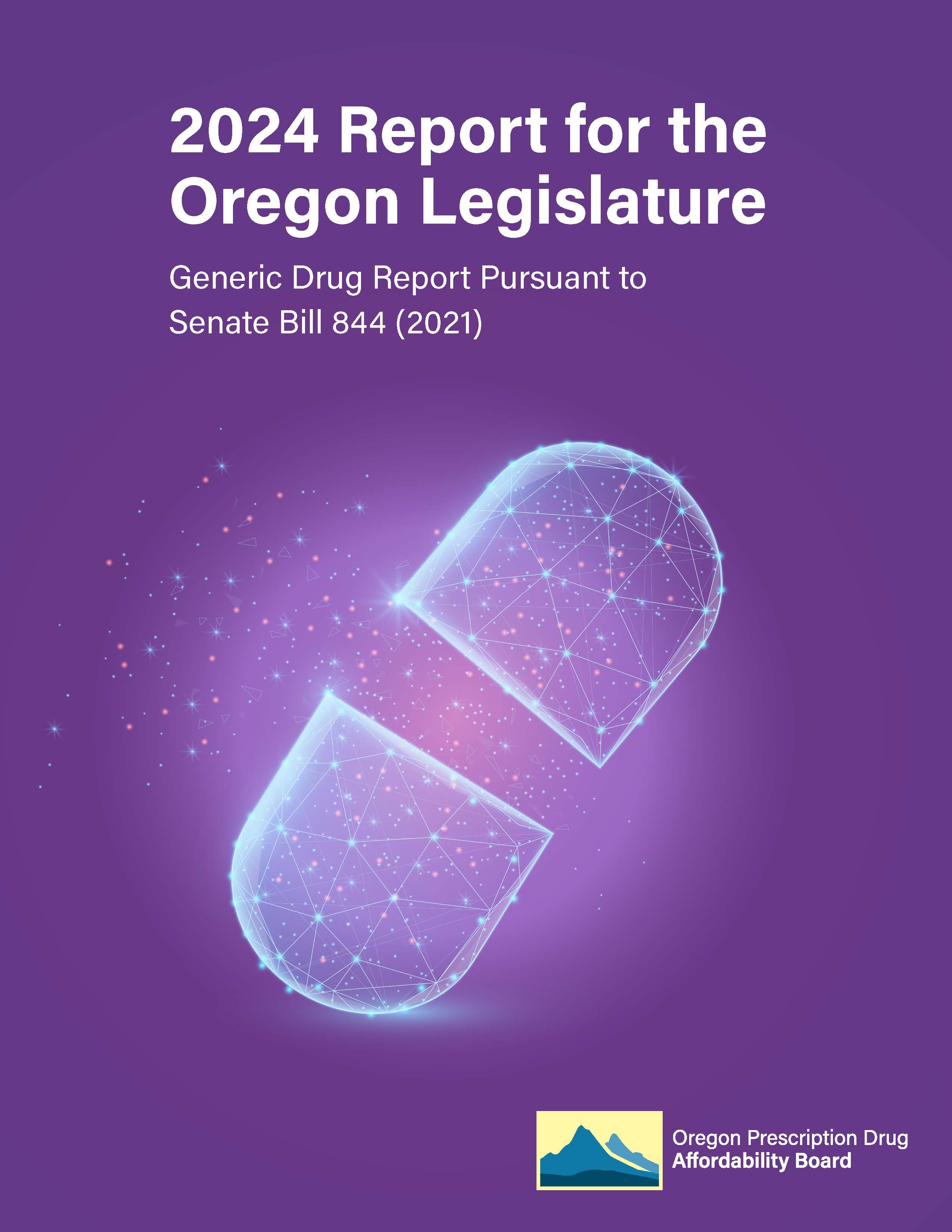 Prescription Drug Affordability Board 2024 generic drug report